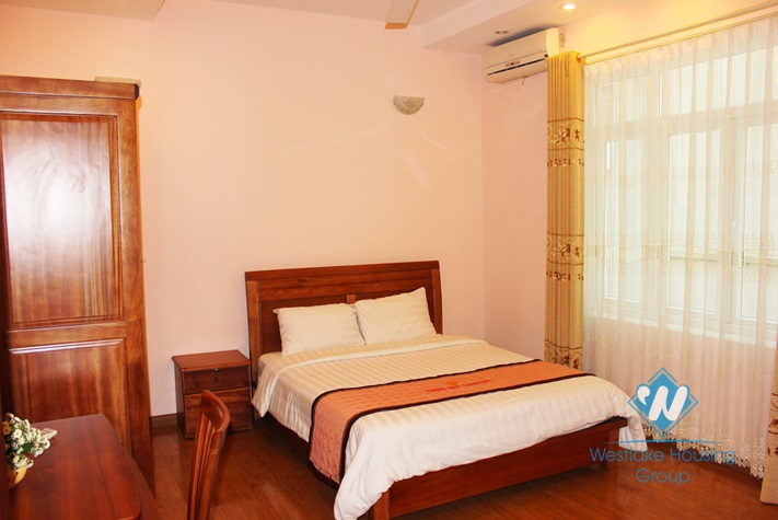 Lake view apartment with 2 bedroom for rent in Yen Phu village